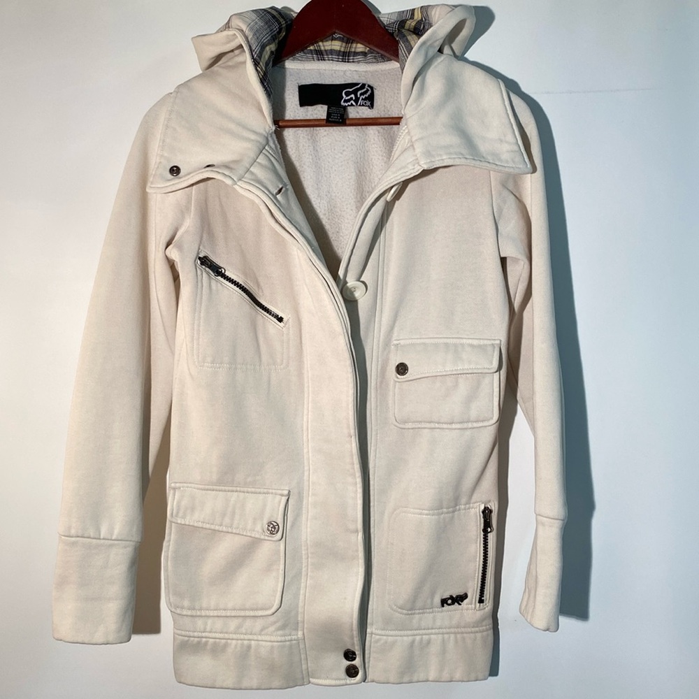 Fox Racing - Button up hooded jacket. Size S